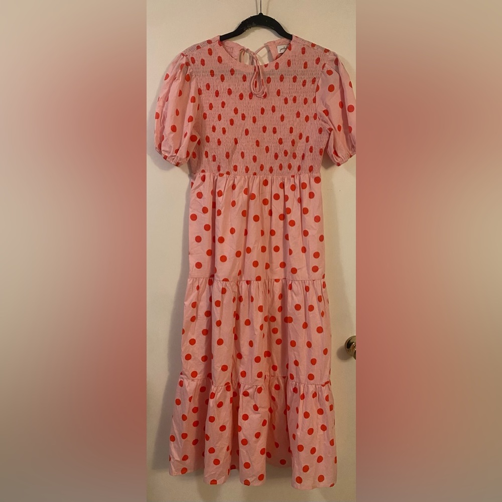 Petal and Pup Puff Sleeve Dress, Size 6, Maxi - Picture 2 of 2